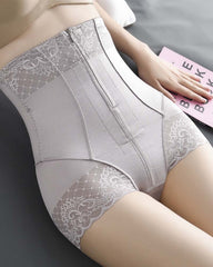 High-Waisted, Hip-Lifting Zipper Pants