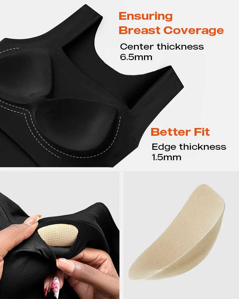 High Elastic Seamless Sleeveless Cami Shaper Vest With Built-In Bra