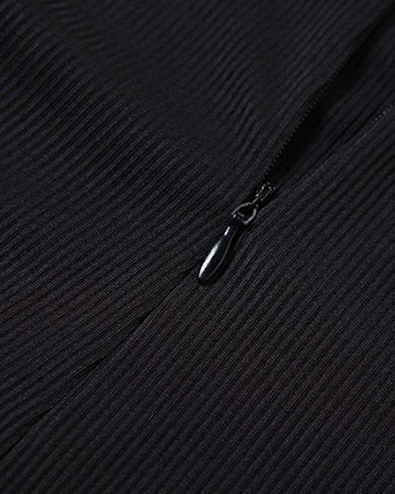 Women's Yoga Jumpsuits Ribbed Long Sleeve Crew Neck Tops Sport Jumpsuits