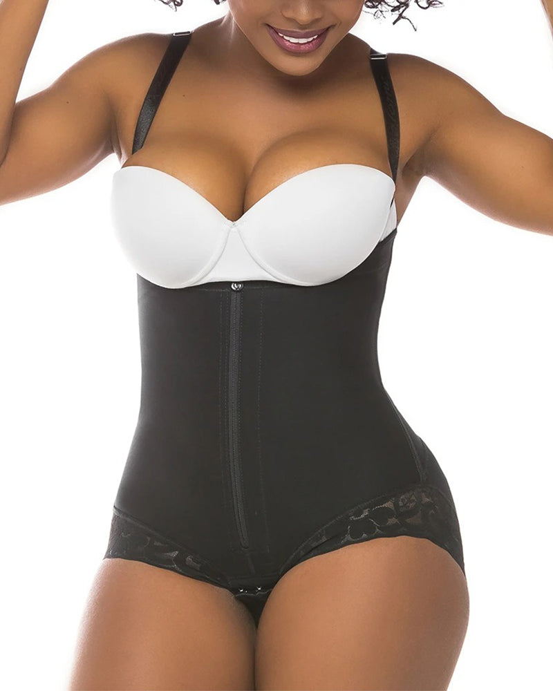 Women's Body Shaper Underwear Shaper Faja Slimming Tummy Control Fajas Shapewear Lace Bodysuits