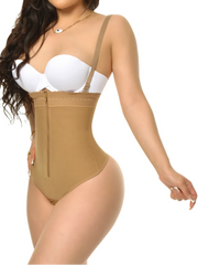 Tummy Control Zipper Shapewear Bodysuit