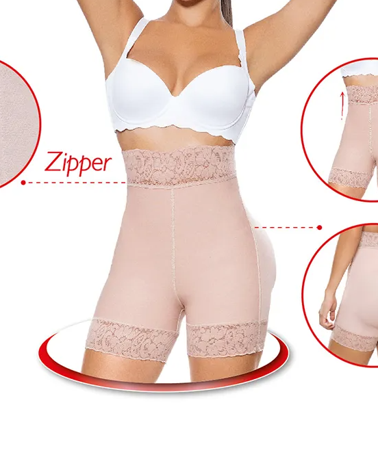 Women Butt Lifter High Waist Hip Enhancer Pads Underwear Shapewear Lace Padded Control Panties