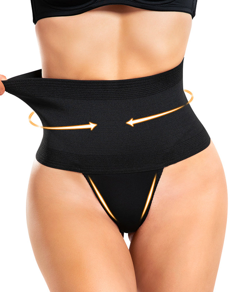 Waist Shorts Tummy Control High Waist Thong