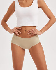 Seamless Antibacterial Pure Cotton Crotch Yoga Briefs