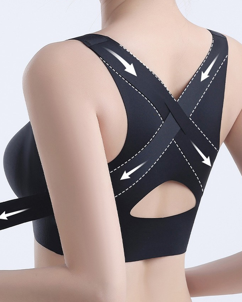 Crisscross Back Seamless Wirefree Bra