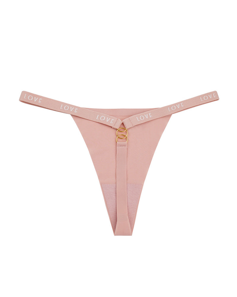 Ice Silk Seamless Cotton Antibacterial Crotch Sexy T-Back