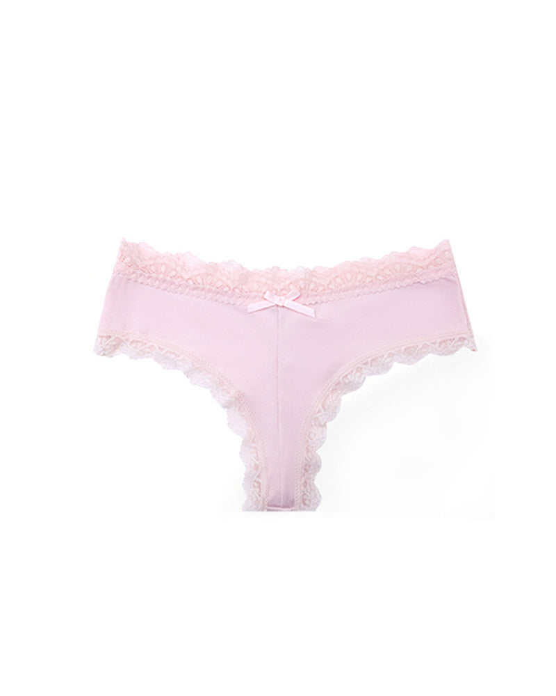 Mid-Rise Comfortable Bowknot Pure Cotton Crotch Briefs