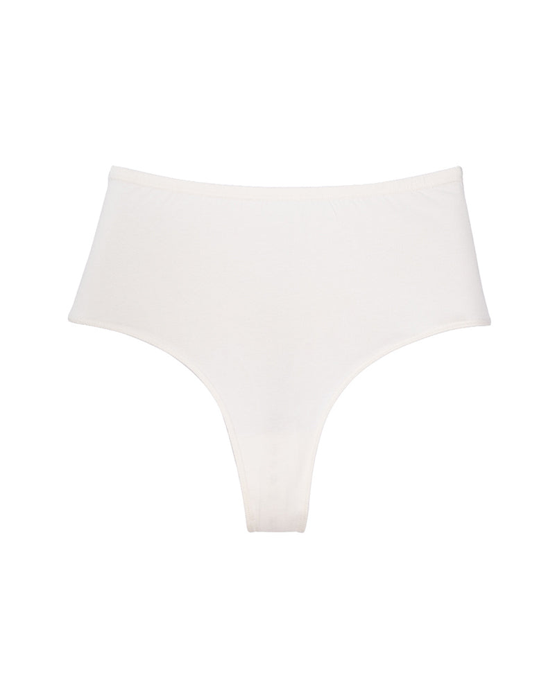Cotton High Waist Invisible Thong
