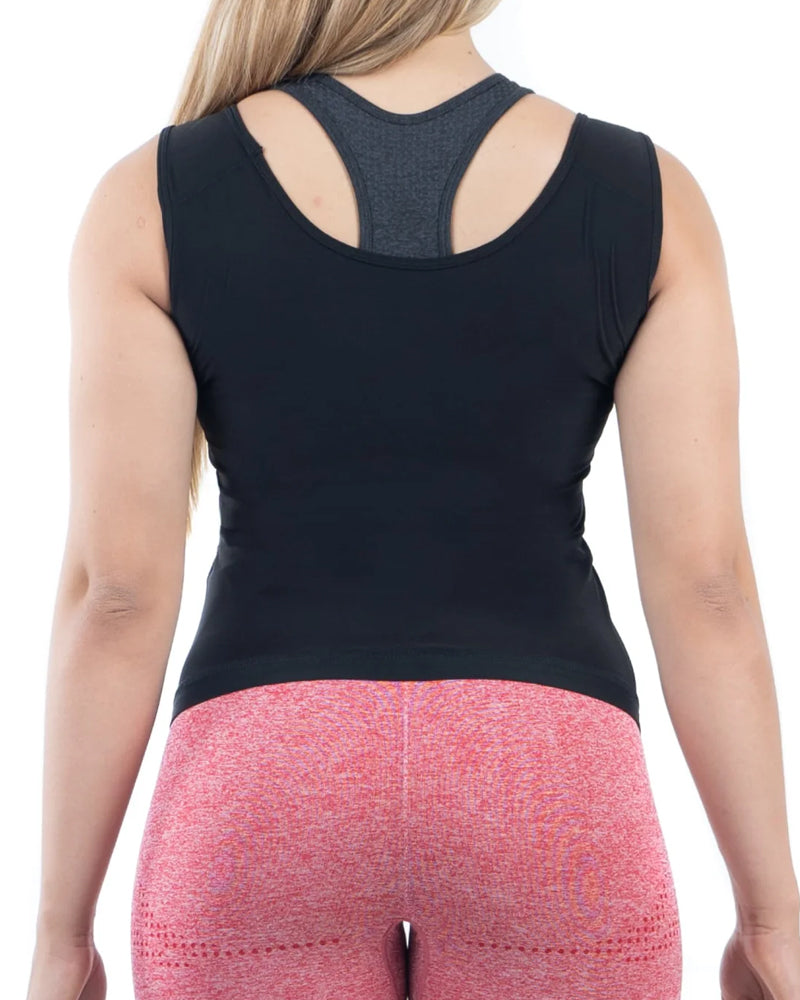 Women's Zipper Heat Trapping Sweat Vest