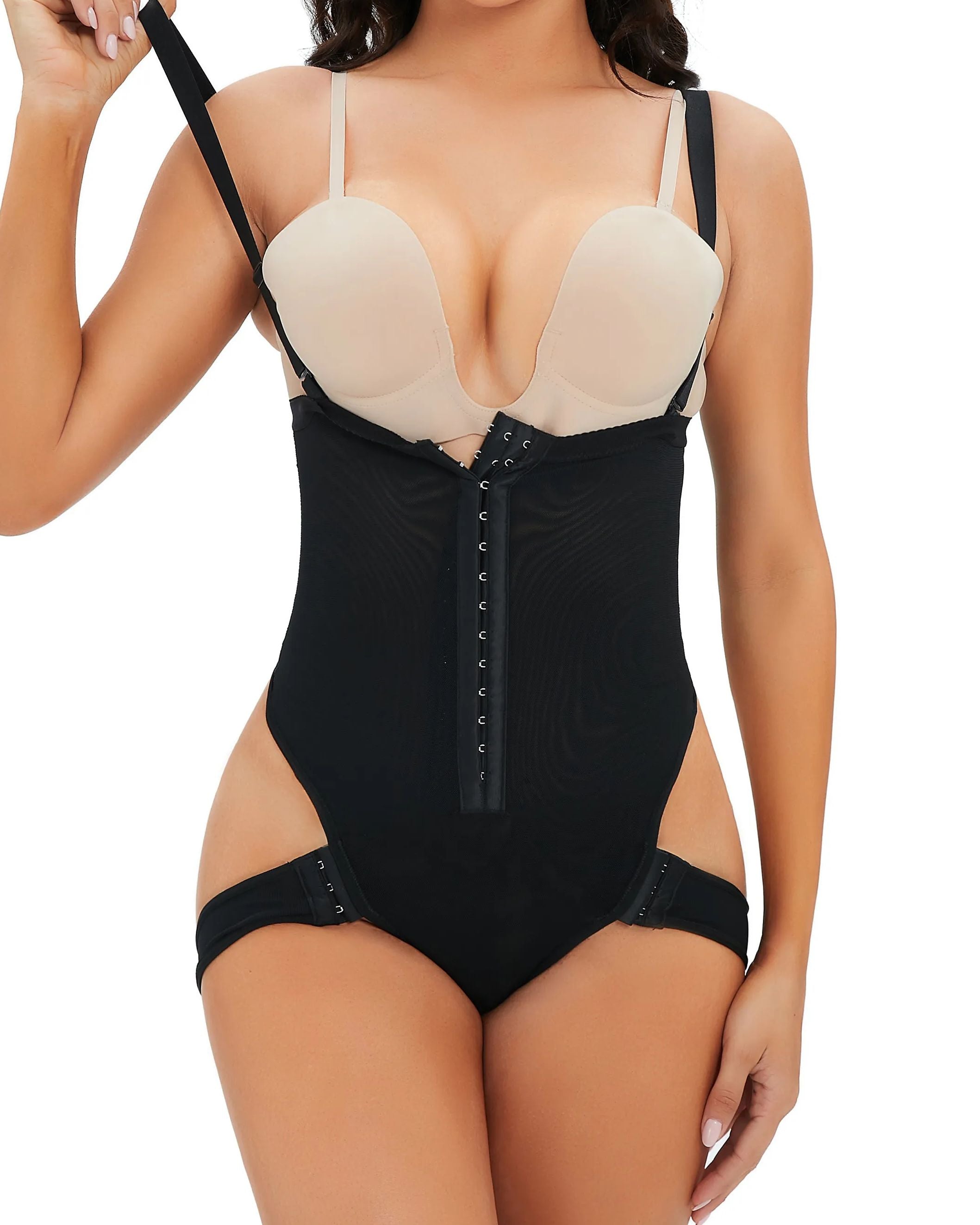 Nylon Mesh Removable Small Strap Body Shaper