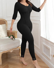 Long Sleeve Long Leg Shaping Garment After Liposuction