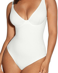 Tummy-Flattening Hip-Lifting Bodysuit