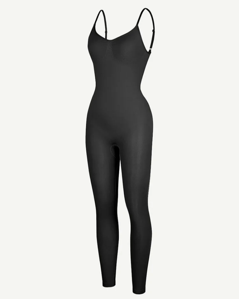 Seamless Breast Support Waist and Abdomen Shaping Mid Thigh Body Shaper