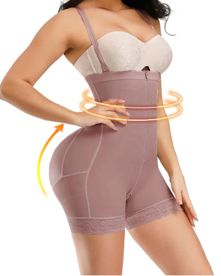 Corset Tummy Control Panties Shapewear For Women Tummy Control Fajas Body Shaper Zipper Open Bust Bodysuit