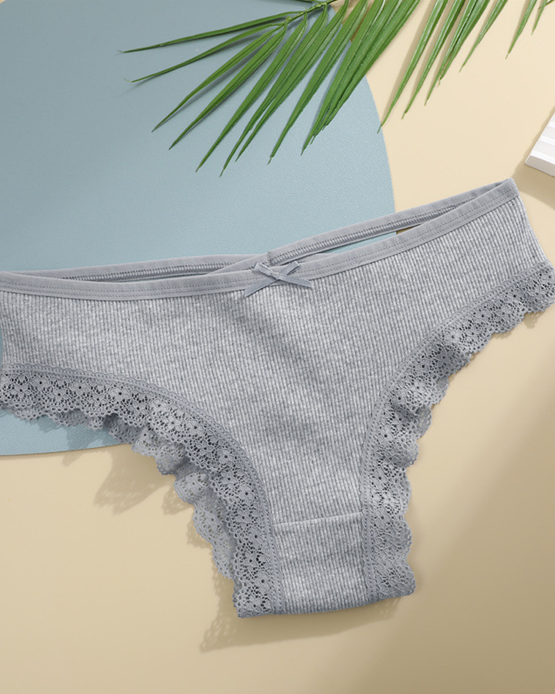 Low-Rise Bikini Lace Women's Panties