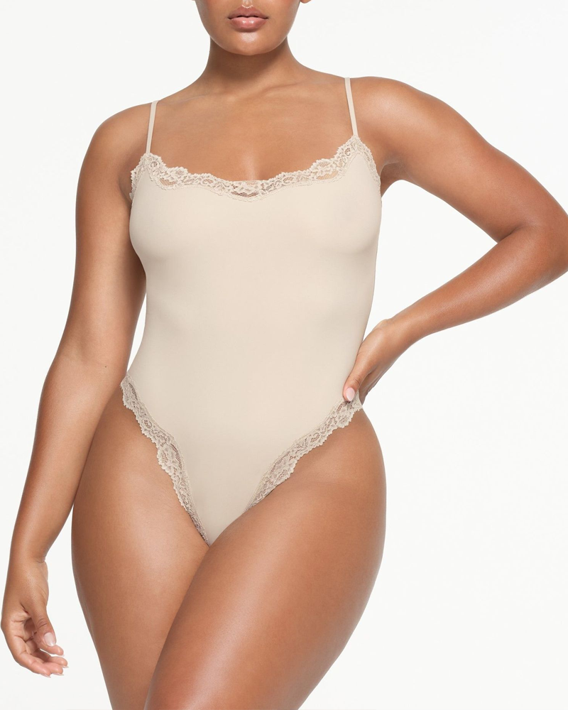 Sexy Halter-Neck Lace Bodysuit