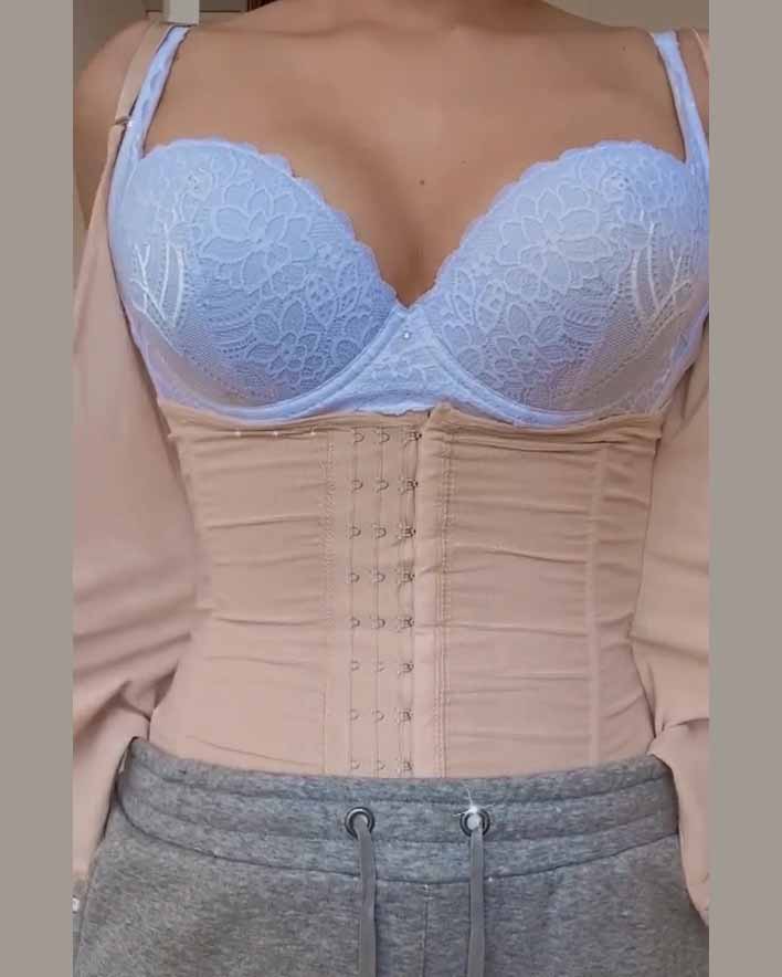 Women Shapewear Bodysuit Latex Waist Trainer Full Body Shaper Tummy Control Fajas Zipper Open Bust Corset