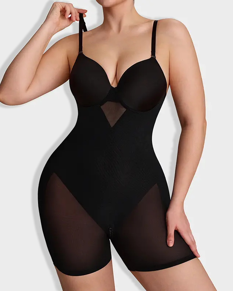Seamless Built-In Bra Tummy Control Butt Lifting Full Body Shaping Bodysuit (Pre-Sale)