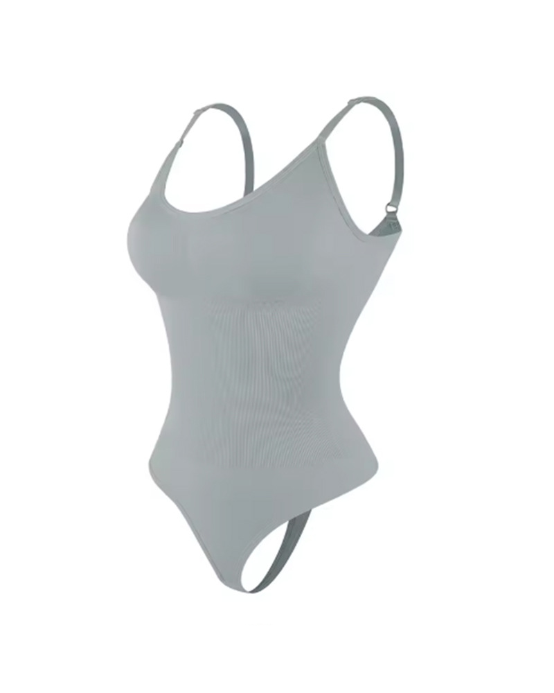 Strappy Backless Seamless Shaping Bodysuit