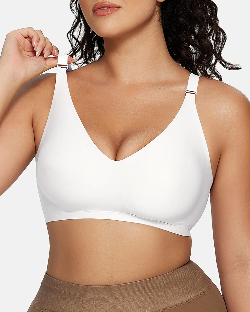 Comfortable Jelly Seamless Wire-Free Push-Up Bra