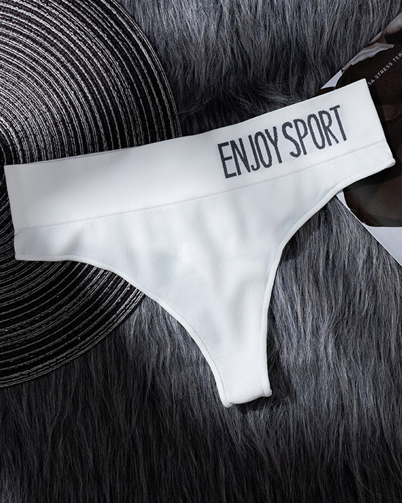 Sexy Seamless Letter Seamless Panties