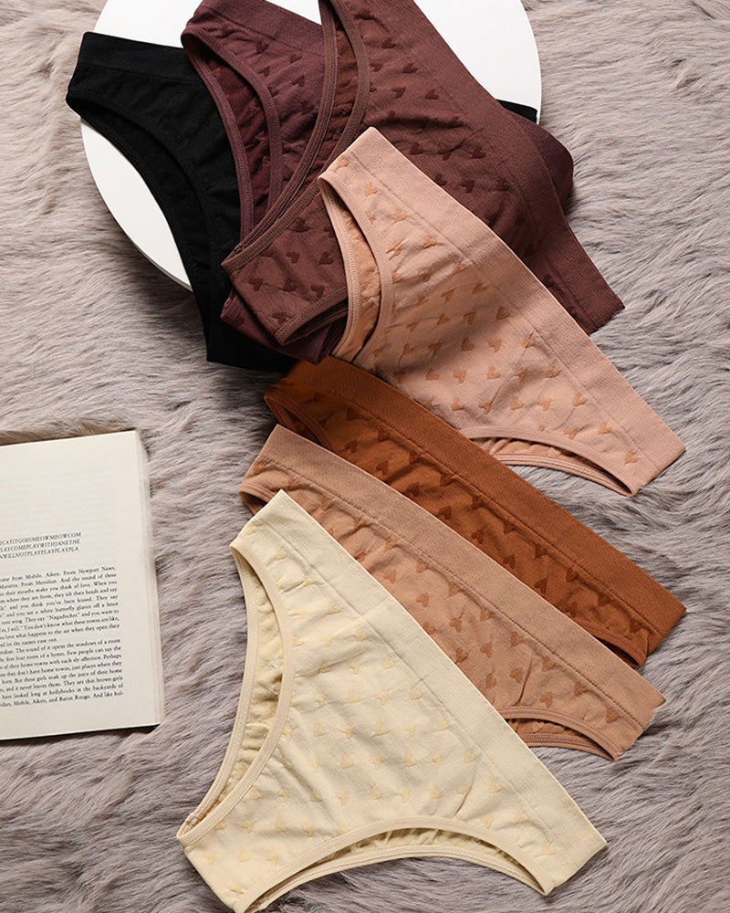 Sexy Simple Printed Cotton Crotch Briefs