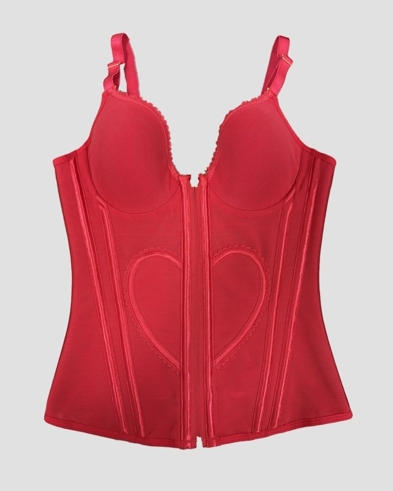 Waist Trainer for Women Tummy Control Vest Black Corset Shapewear Bustier Tank Tops Going Out Body Shaper with Straps