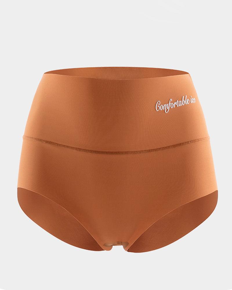 3D Apple Butt Graphene Antibacterial High Waist Tummy Control Briefs
