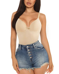 Tight Waist And Hip Lifting Sling Body Shaping Bodysuit