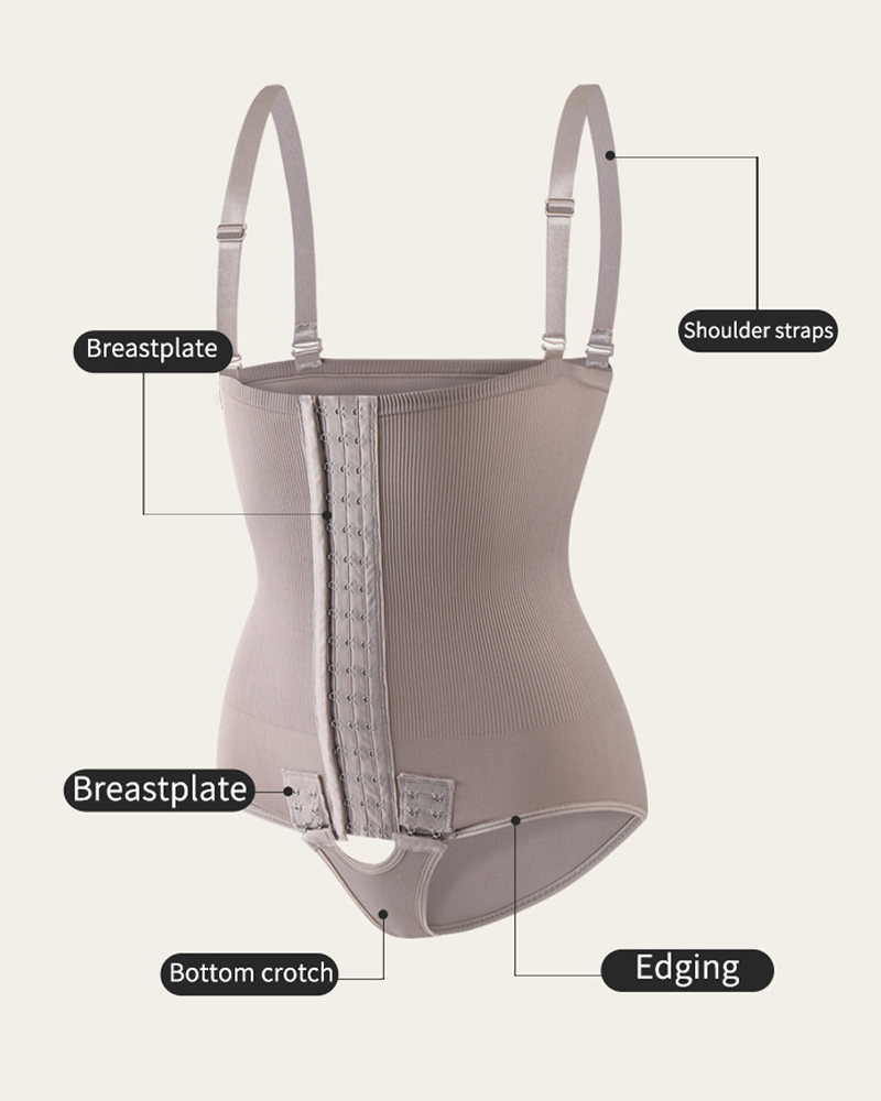 Waist-Cinching Hip-Lifting Bodysuit