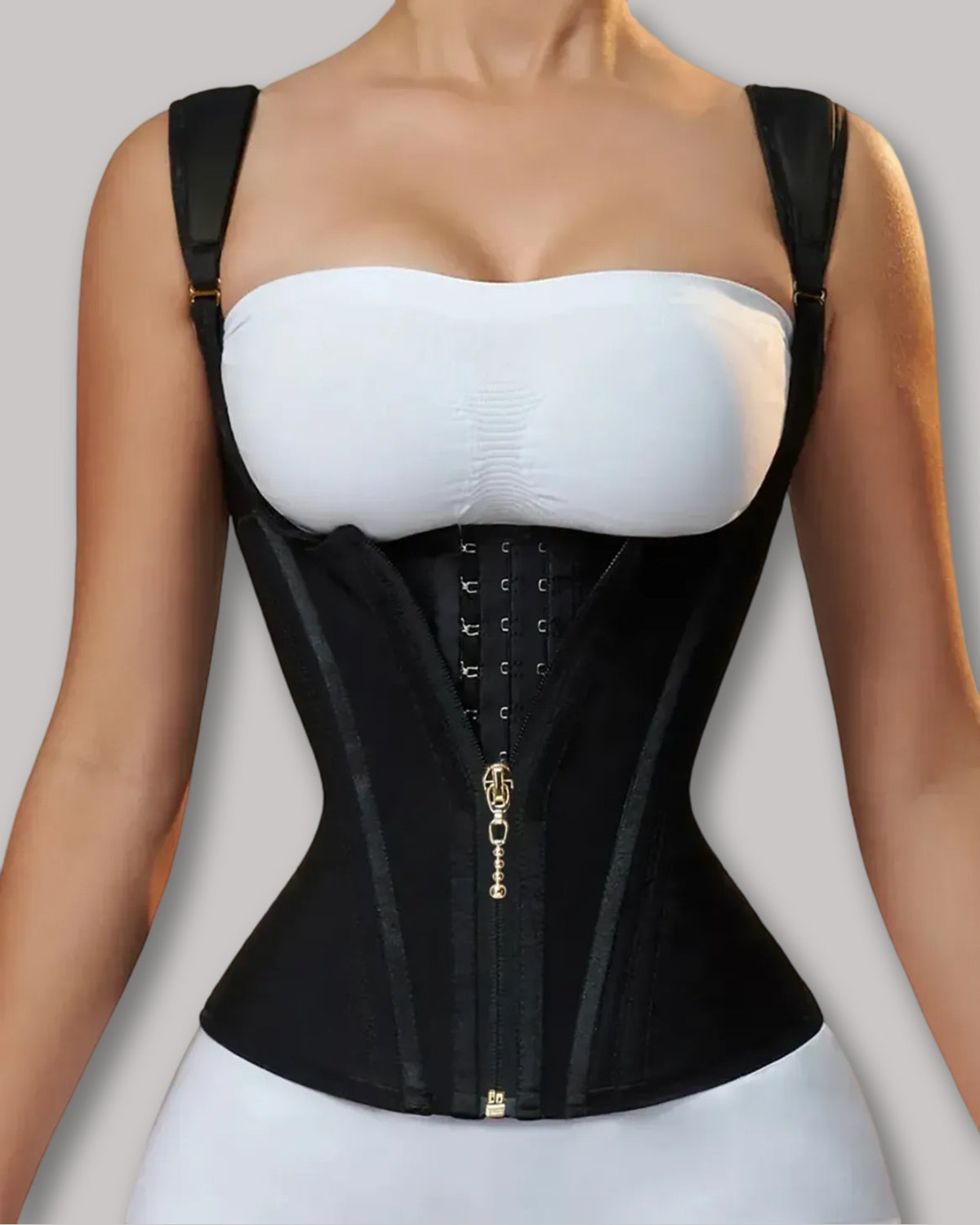 Waist Trainer for Women Corset Vest Body Shaper Cincher Trimmer Tank Top Sport Girdle with Steel Bones
