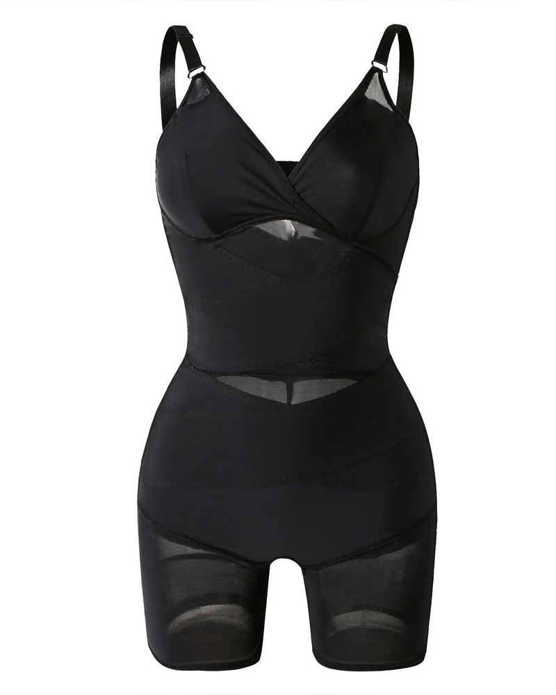 Cross Waist Hip-Lifting One-Piece Shapewear