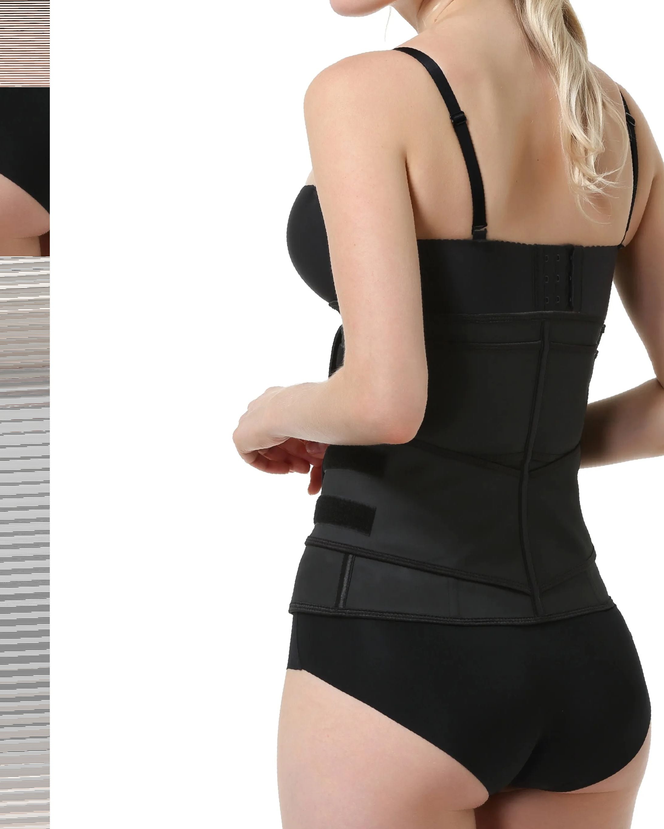 Corset Latex Buckle Waist Corset Belt LATEX Rubber Straps Corset