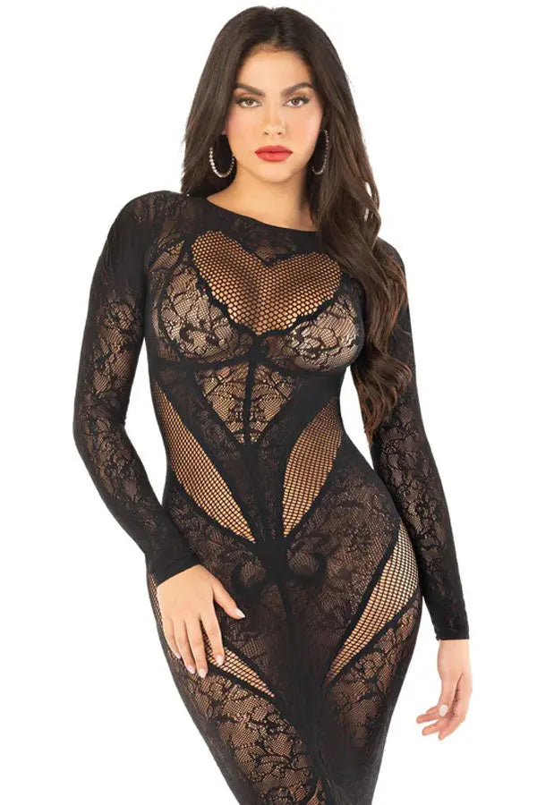 Black Sweet Seduction Body Con Dress
