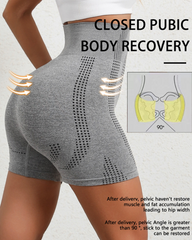 Seamless High-Waisted Quick-Drying Fitness Shorts With Tummy Control And Butt-Lifting Effect