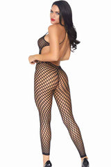 Crochet Net Crotchless Bodystocking