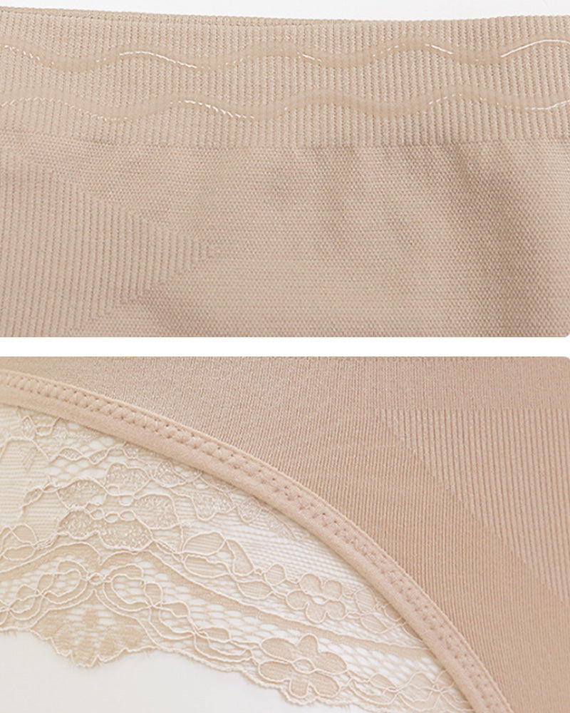 Women Body Shaper Tummy Control Shapewear High Waisted Slimming Panties Seamless Butt Lifter Lace Underwear