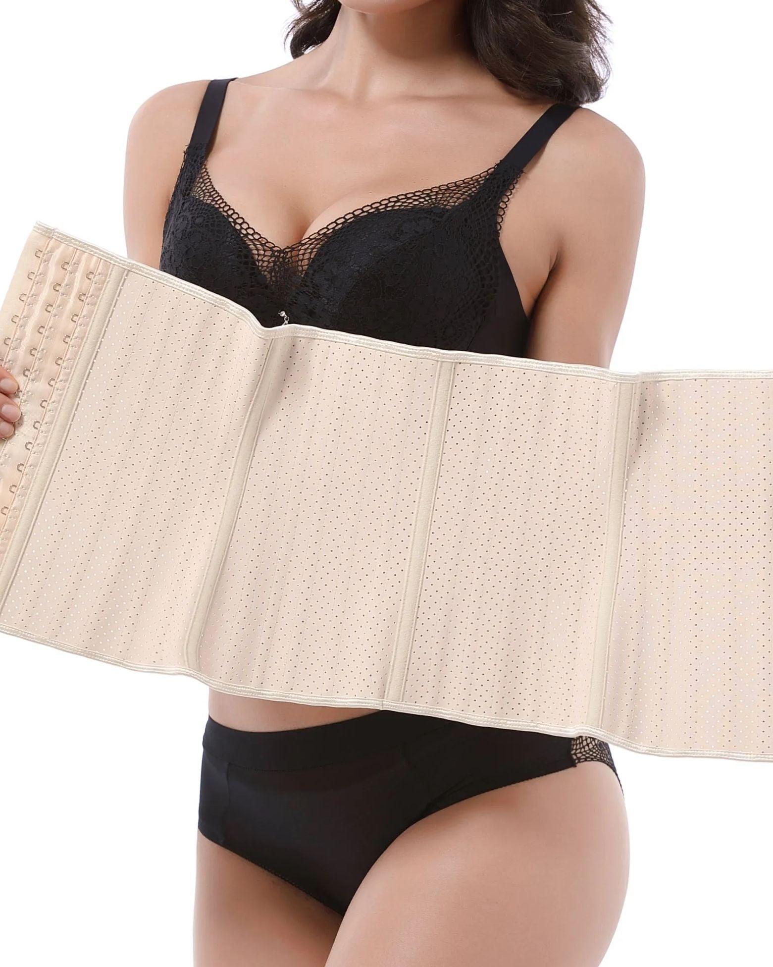Corset Latex Buckle Waist Corset Belt LATEX Rubber Straps Corset
