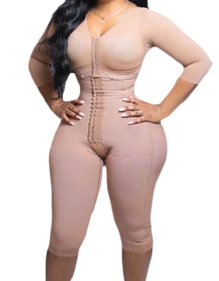 Full Body Support Arm Compression Shrink Your Waist With Built In Bra