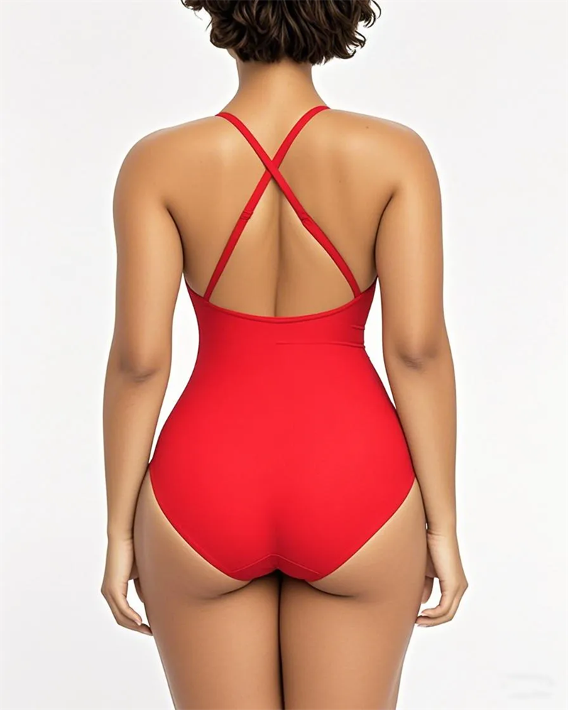 Slim-Fit U-Ring Sculpting Swimsuit