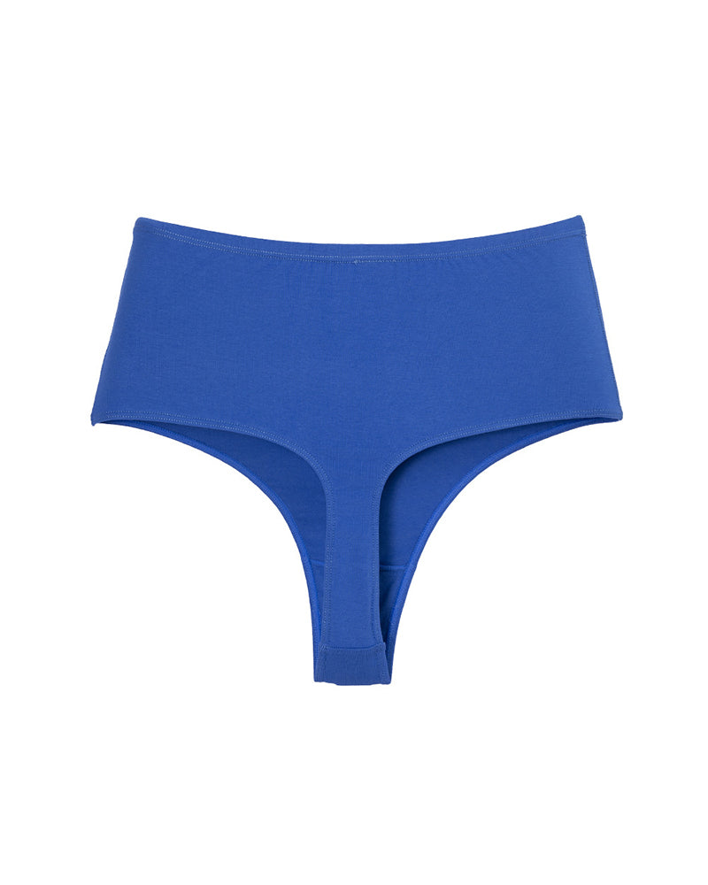 Cotton High Waist Invisible Thong