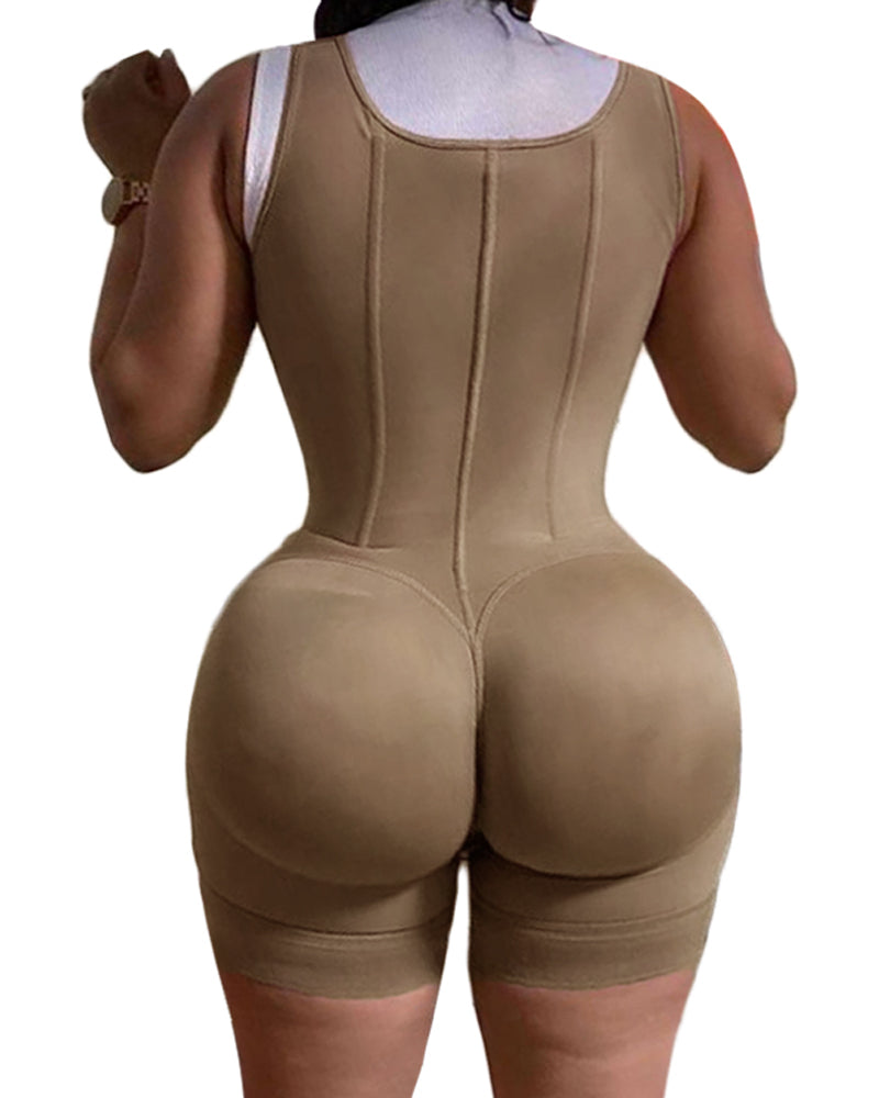 Women's Shapewear HOOK AND EYE CLOSURE Tummy Control  Adjustable Crotch  Open Bust Bodysuit