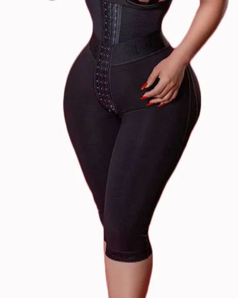 Women's Hip Shaping Knee-length High Waist Shorts