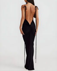 Women's Fashionable Slim Slip Maxi Dress