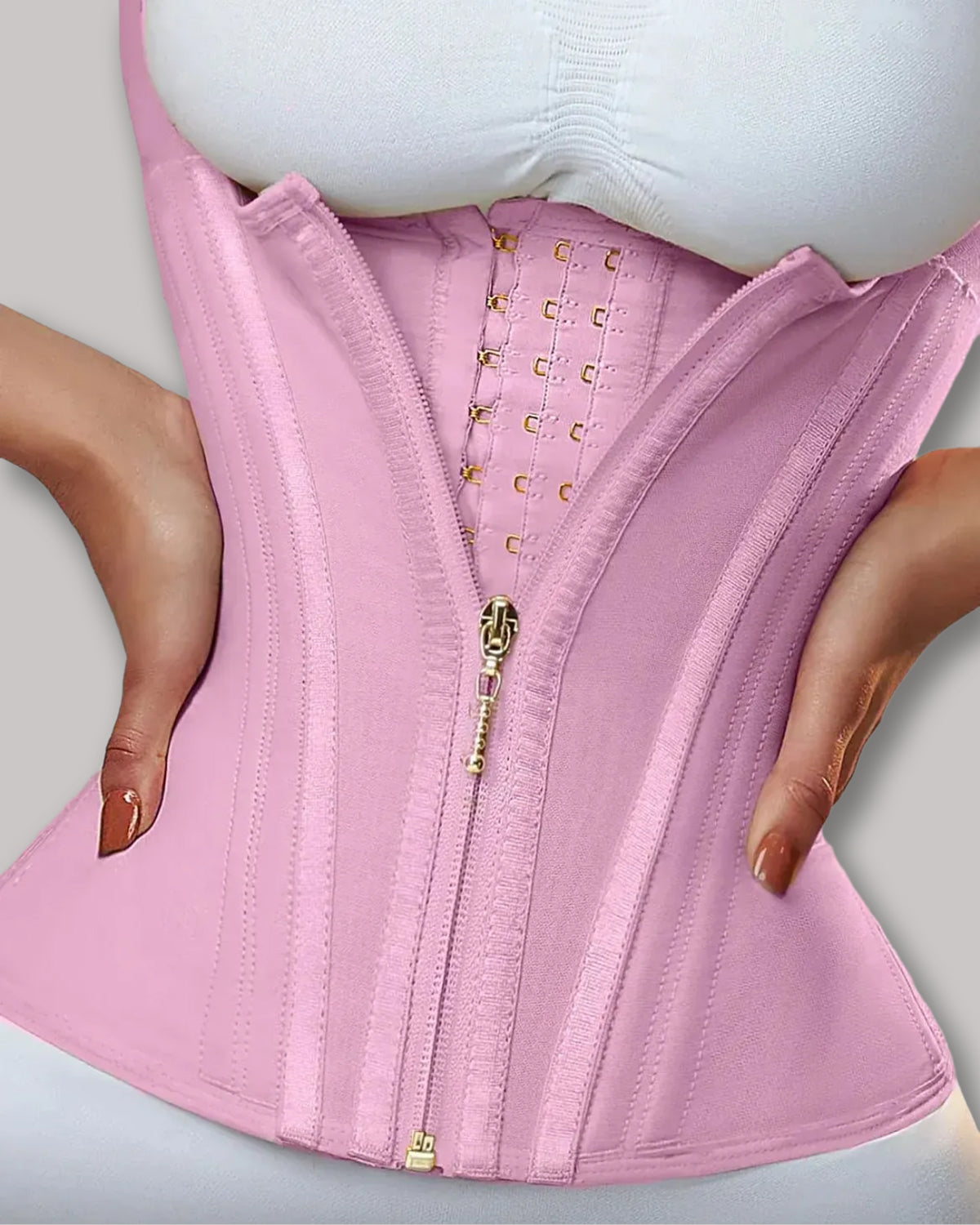 Waist Trainer for Women Corset Vest Body Shaper Cincher Trimmer Tank Top Sport Girdle with Steel Bones