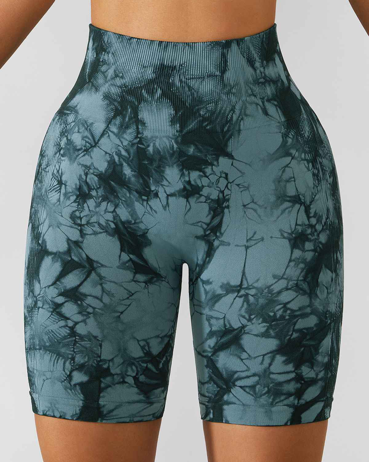 Tie Dye Scrunch Butt Biker Shorts