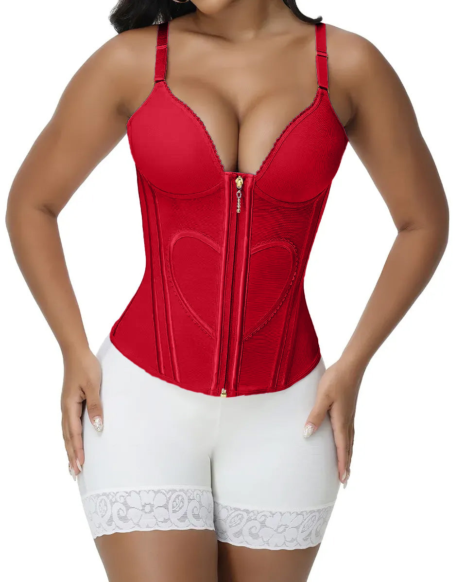 Waist Trainer for Women Tummy Control Vest Black Corset Shapewear Bustier Tank Tops Going Out Body Shaper with Straps
