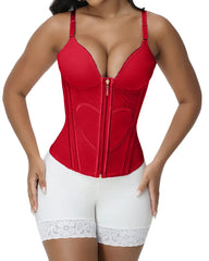 Waist Trainer for Women Tummy Control Vest Black Corset Shapewear Bustier Tank Tops Going Out Body Shaper with Straps