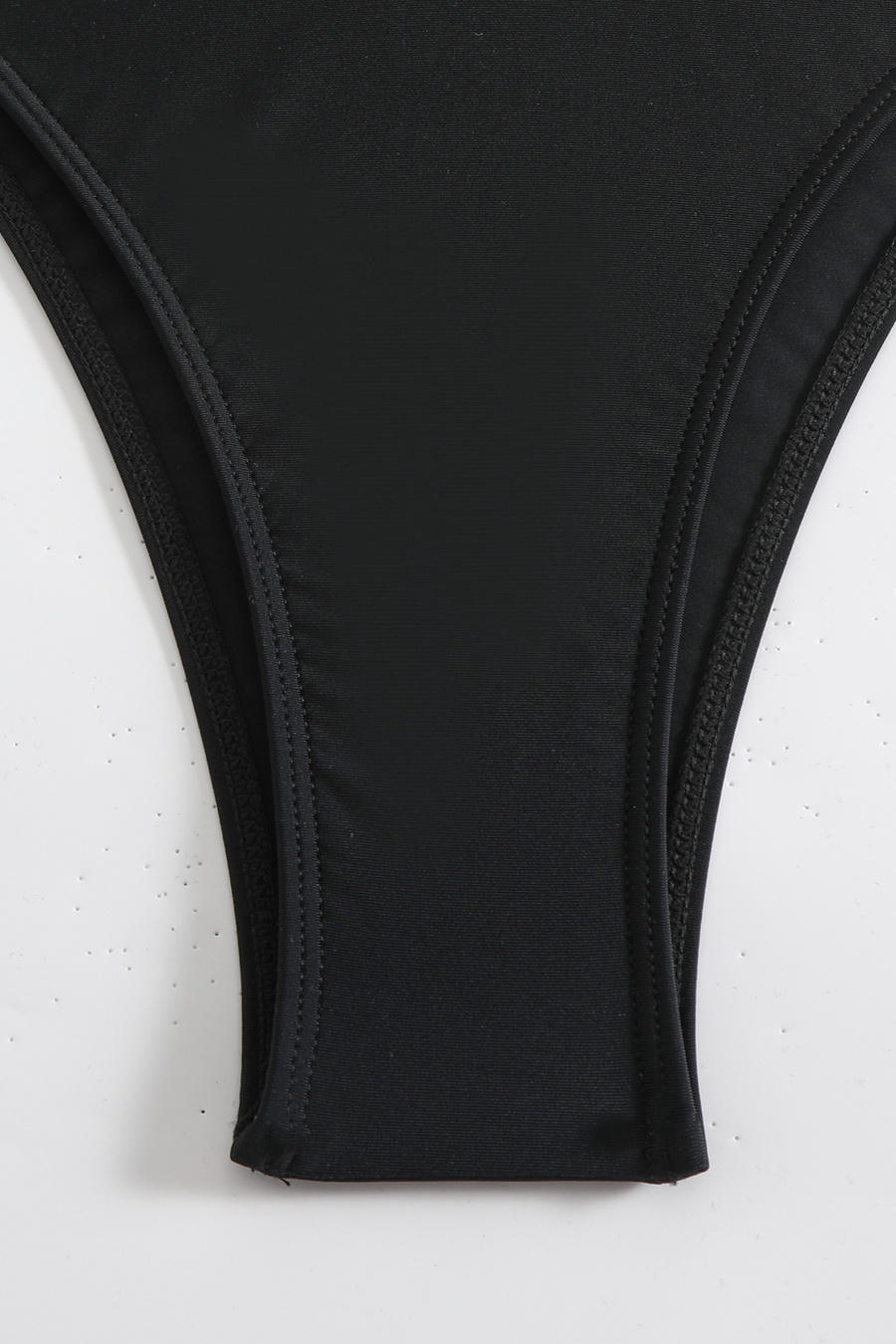 Black Criss Cross Cutout Swimsuit