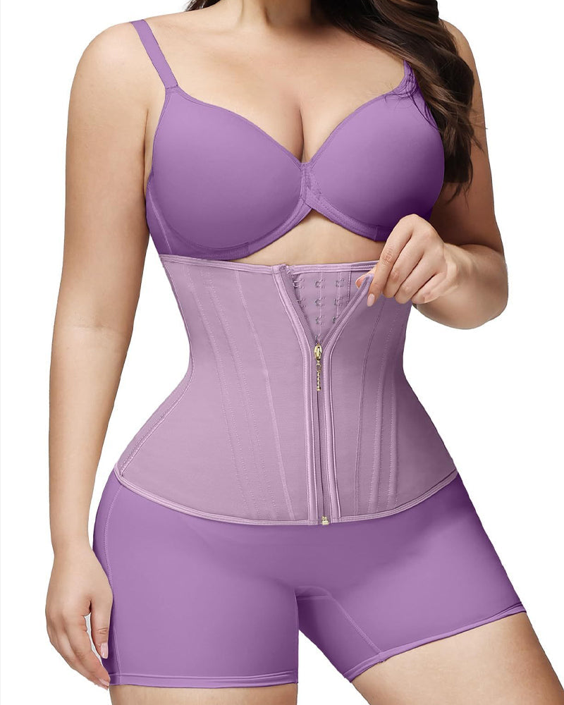 Zip & Breasted Body Shaper Tank Top